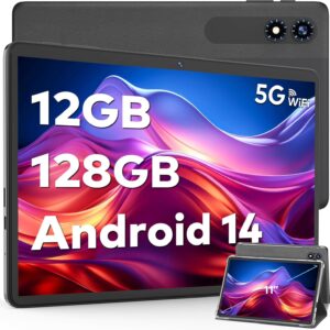 Android Tablet, 11 Inch Android 14 Tablet, 12GB RAM+128GB ROM…