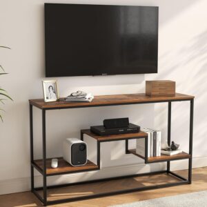 TV Stand, Large Media Stand for 55 inch TV, Modern 3 Tier TV Stand…