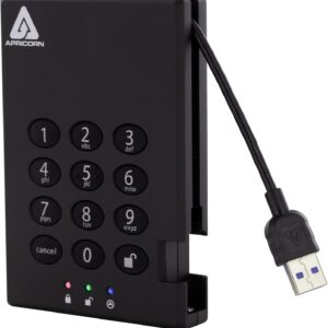 Aegis Apricorn 500GB USB 3.0 256-bit AES XTS…