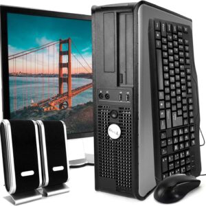 DELL Desktop Computer Bundle with WiFi, Dual Core 2.0GHz, 8GB RAM, 1TB HDD, 15.6″ HD…