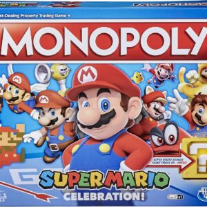 Monopoly Super Mario Celebration Edition board game for Super Mario…