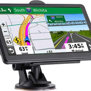 Car GPS Navigator, Latest Map 2024, 7 Inch Touch Screen,…