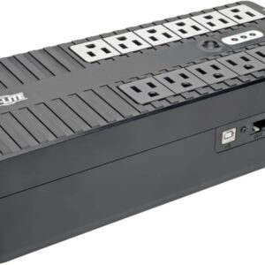 Tripp Lite Battery Backup Surge Protector for 900VA Small UPS, 1…