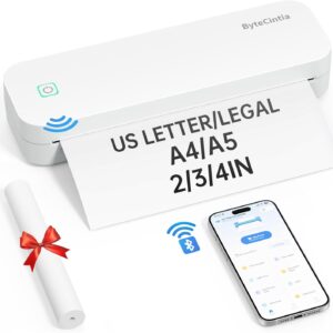 Portable Printer for Travel, Bluetooth Thermal Printer Support…