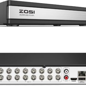 ZOSI H.265+ 1080P FHD 16 Channel DVR for Security Camera…