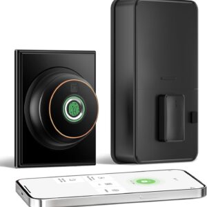 GeekTale Smart Deadbolt Lock, Fingerprint Deadbolt with App,…