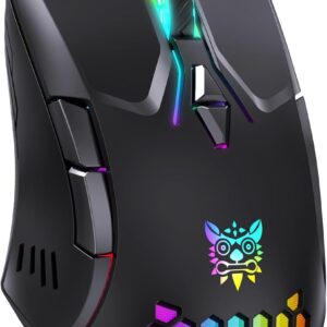 Gaming Mouse, Entry Level Wired PC Mouse with RGB Backlight and…
