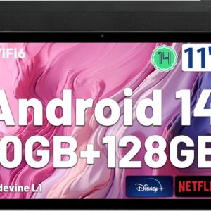 Android Tablet, 11 Inch Android 14 Tablet Octa Core, 10GB+12GB