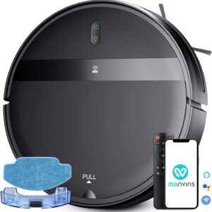 Robot Vacuum and Mop Combo, Powerful Tangle-Free Suction, Ro…