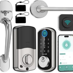 Smart WiFi Front Door Lock: Hornbill Keyless Entry…
