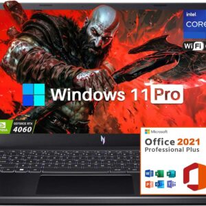 Acer Nitro V15 Gaming Laptop with Microsoft Office Lifetime…