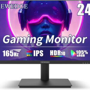 24-inch gaming monitor with 165hz/144hz, IPS 1ms, FHD 1080p…