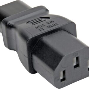 Tripp Lite Power Cable Adapter (C8 to C13 Adapter), 10A, 125V…