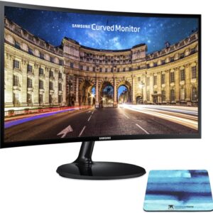 SAMSUNG 27 Inch Curved Computer Monitor, LC27F390FHNXZA LED…