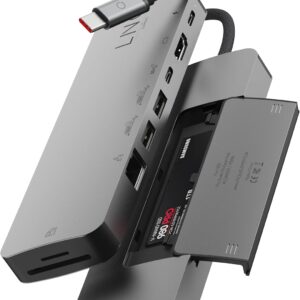 LINQ byELEMENTS LQ48020 9 in 1 Pro Studio SSD USB-C Multipor…