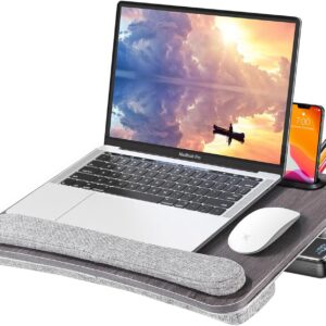 Lap Desk Laptop Bed Table: Fits laptops up to 15.6 inches…