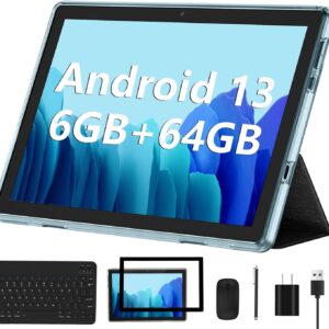 Android 13 Tablet 2023 New 10 Inch Tablets with 6GB RAM + 64…