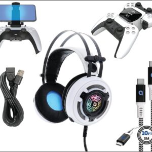 Bionik Pro Kit for Playstation 5: Powerful 50 mm gaming heads…