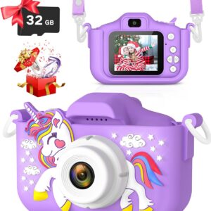 Kids Camera Toys for Girls Ages 3 to 12 Unicorn Camera for…