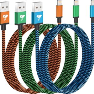 [Apple MFi Certified] iPhone Charger, Lightning Cable 3PACK…