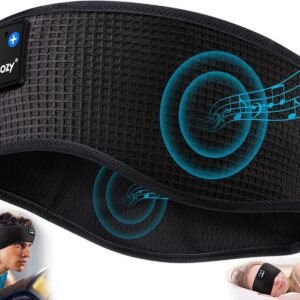 MUSICOZY Wireless Sleep Headphones, Bluetooth 5.2 Headband…
