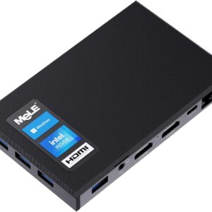 MeLE Quieter2Q Fanless Mini PC Window11 Pro J4125 4GB/64GB S…