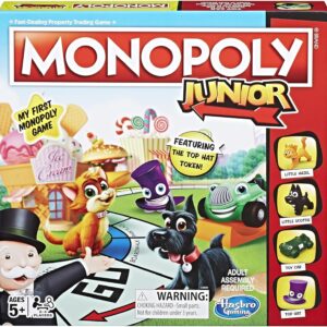 Hasbro Gaming Monopoly Junior Board Game, Ages 5 and Up (Ama…