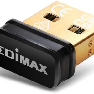 Edimax Wi-Fi 4 802.11n Adapter for PC N150 Nano USB Adapter,…