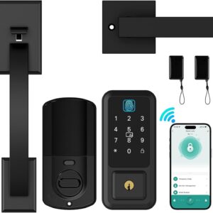 WiFi Front Door Lock Set, Hunnay Keyless Entry Door Lock…