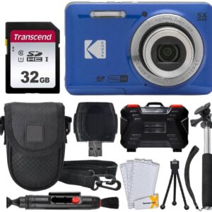Kodak PIXPRO FZ55 Digital Camera (Blue) + 32GB Memory Card +…