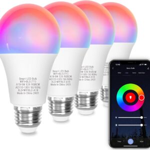 ORALUCE smart bulb works with Alexa and Google Home, A19…