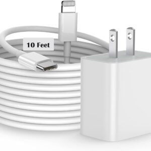 iPhone fast charger, [MFi Certified] 20W USB C fast charger…