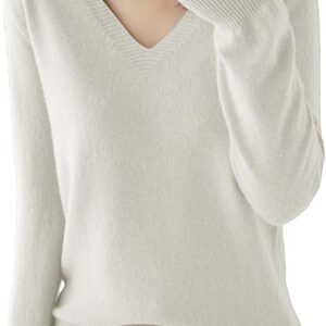 Women's Sweaters Fashion Autumn Fashion V Neck Pullover Long…