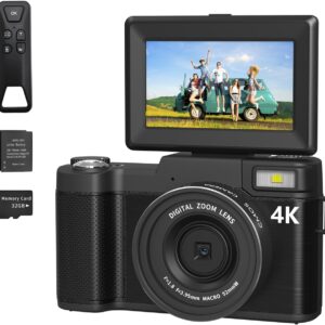 4K Digital Camera for Photography Vlogging Camera with Auto Focus…