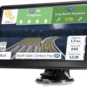 GPS Navigation with Lifetime Maps, 7″ TFT LCD Screen,…