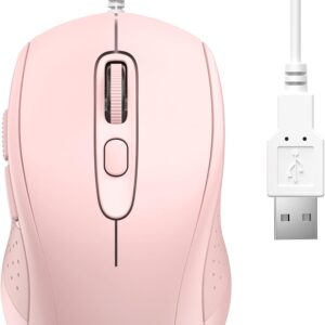 TECKNET USB Wired Mouse, 3600DPI Wired Computer Mouse with…