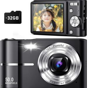 Upgrade digital camera, 50MP 1080P high definition camera…
