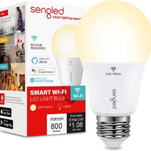 Sengled Alexa Bulb, WiFi Bulbs No Hub Required,…