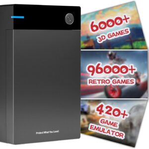 Kinhank 12TB External HDD Hard Drive, Retro Gaming Hard Drive…