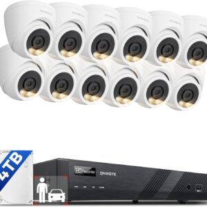ONWOTE 16CH 4K 4K PoE Security Camera System, AI…