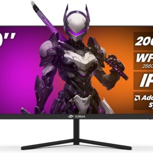 CRUA 30-inch gaming monitor 200HZ, 21:9 WFHD (2560X1080P)…