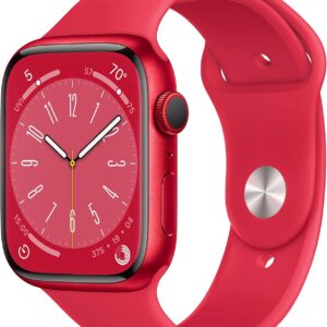 Apple Watch Series 8 [GPS + Cellular, 45mm] – (PRODUCT)Red A…