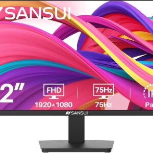SANSUI Monitor 22 inch IPS Panel 1080p FHD 75Hz Wallet…