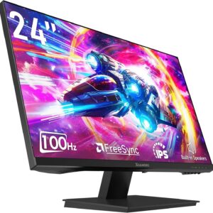 memzuoix Monitor 24 Inch 100Hz, Computer Monitor with HDMI V…