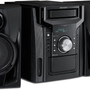 Sharp CD-BH950 Sharp 240W 5-Disc Mini Bookshelf Speaker System with…