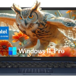 ASUS Vivobook 2024 Slim Laptop, 14″ FHD Anti-Glare…