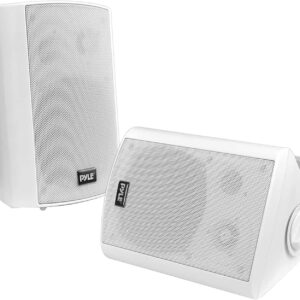 Pyle 6.5 Inch Wall Mount Waterproof Speaker System for…