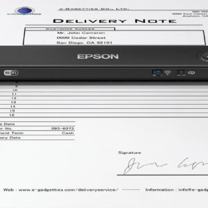 Epson® WorkForce® ES-60W Wireless Portable Color Document Scanner…