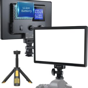 RALENO LED Video Light, Camera Light for Pictures Video Reco…