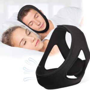Chin Strap for Sleeping, Chin Strap for CPAP Users, Adjustable…